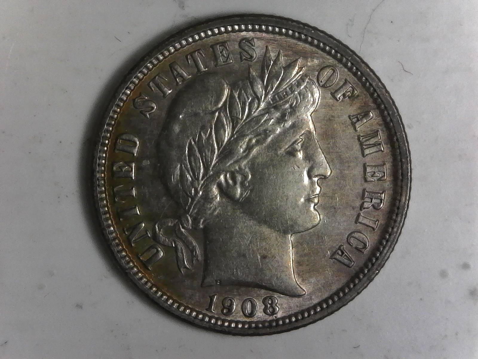 Click on Barber Dime for Online Auction