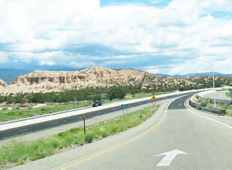 View during our ride home from lunch.