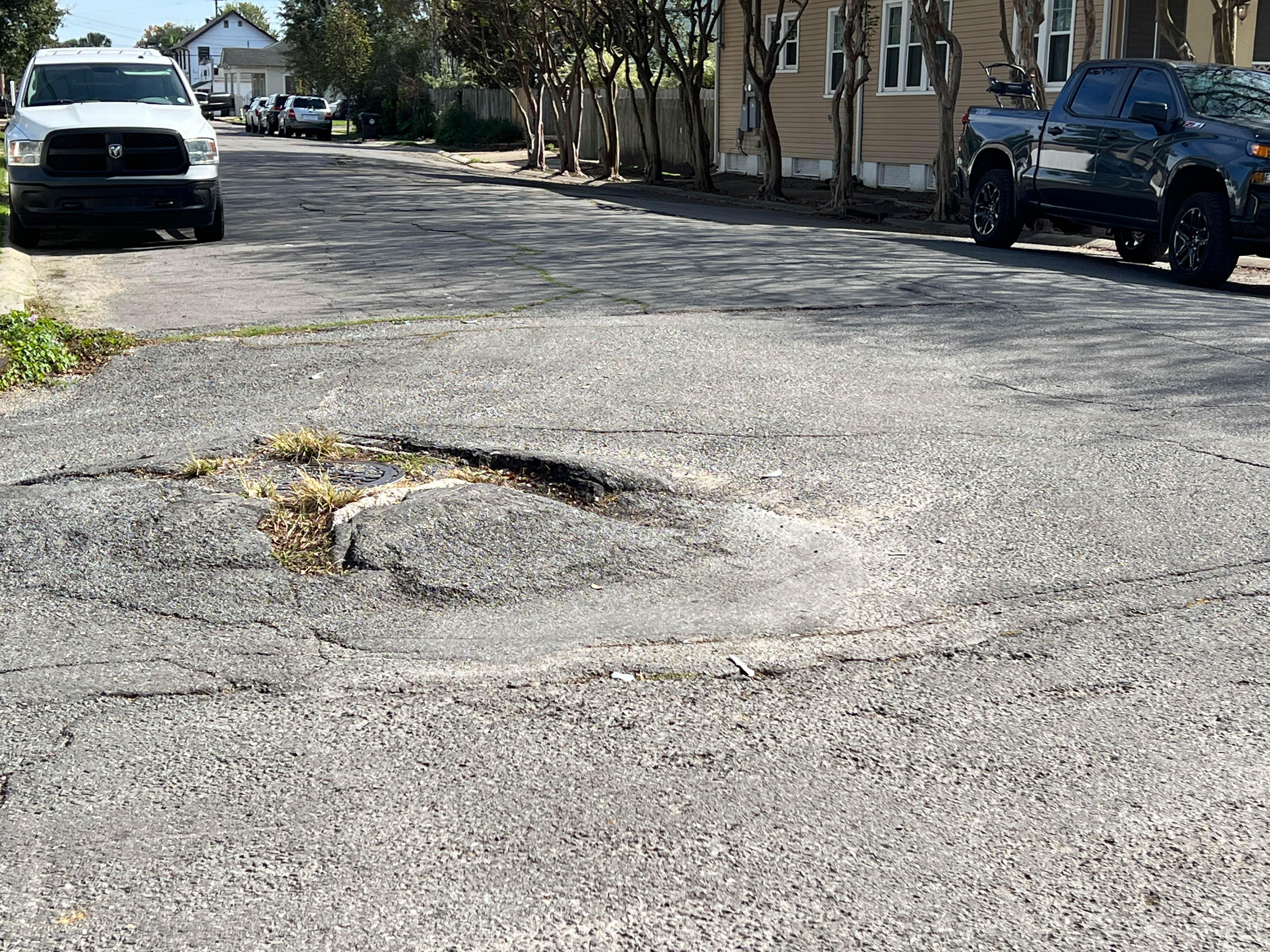 Our bumpy street