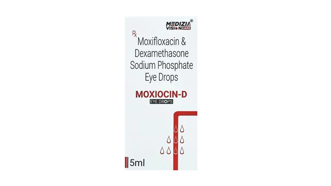MOXIFLOXACIN & DEXAMETHASONE