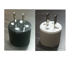 Portalámpara probador de 
bombillo+ socket de pata Blanco 
y negro Nacional  Cod-10889-
108890
