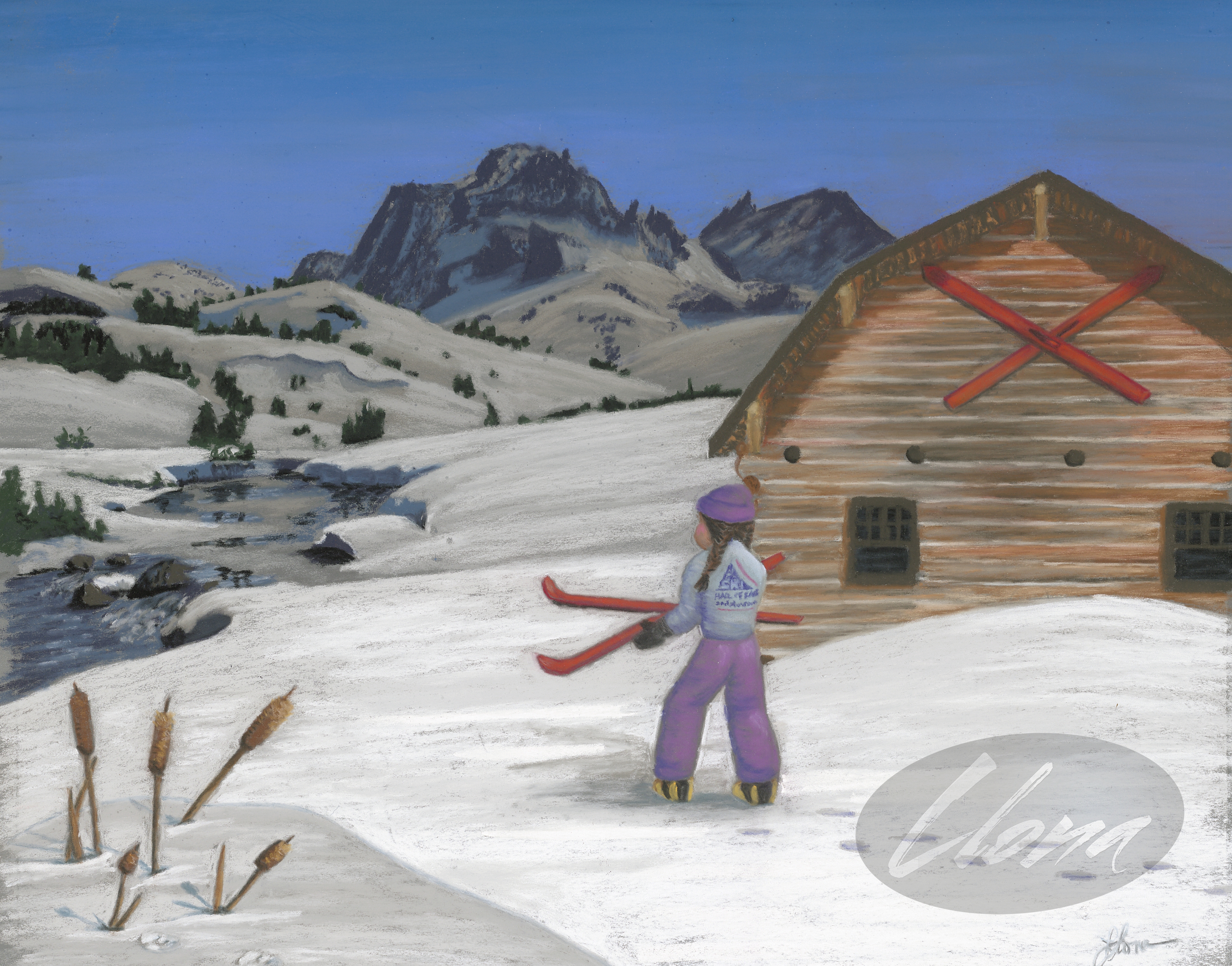 The Past Meets the Future
Original size 15.5" x 20"