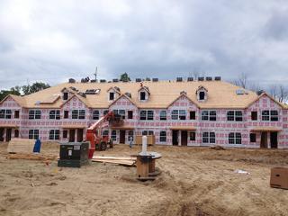 Nearly Finished Wood Building Construction Nearly Finished Wood Building Construction