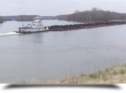 Towboat with goods||||