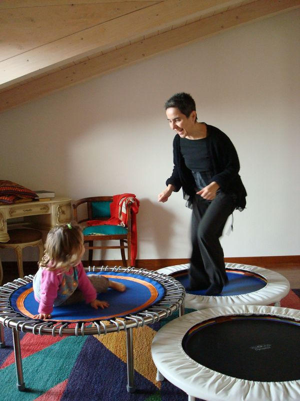 Dorothea on Bellicon Premium Rebounder