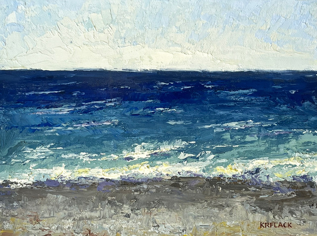 Flack, Rolling In, 6" x 8" Oil