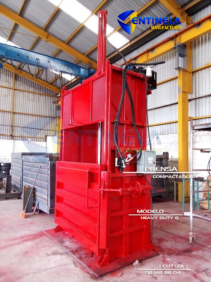 Prensa grande para pet y carton