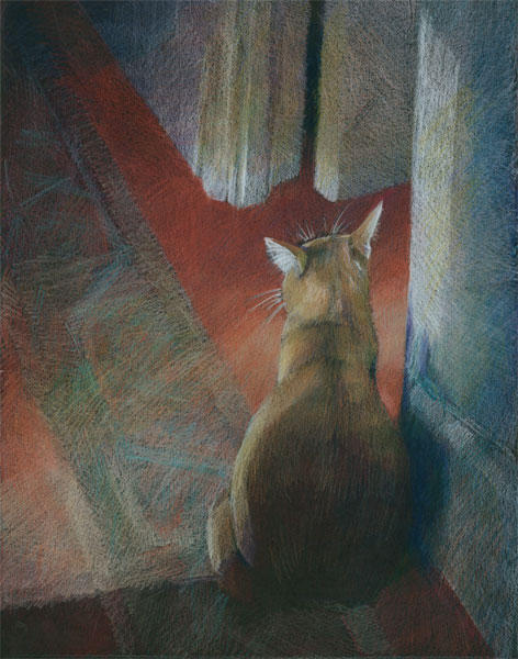 SOFA 2007:  Pause (11.5" x 8.25" coloured pencil) SOLD