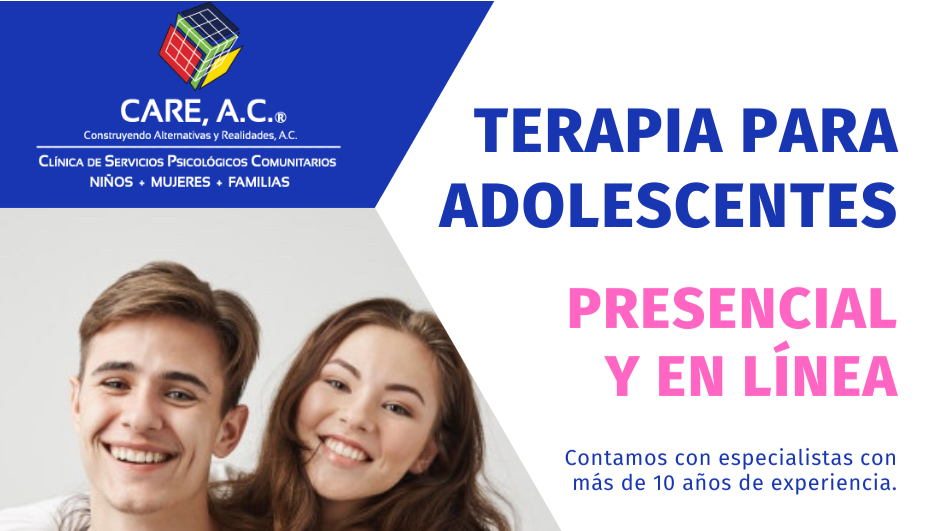 TERAPIA PARA ADOLESCENTE PRESENCIAL Y EN LÍNEA