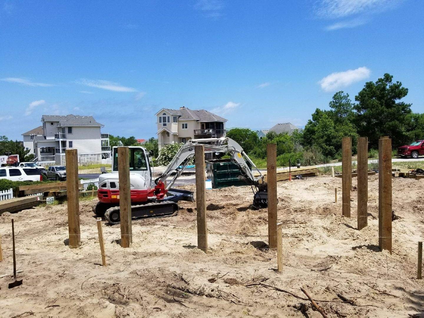 New House Pilings