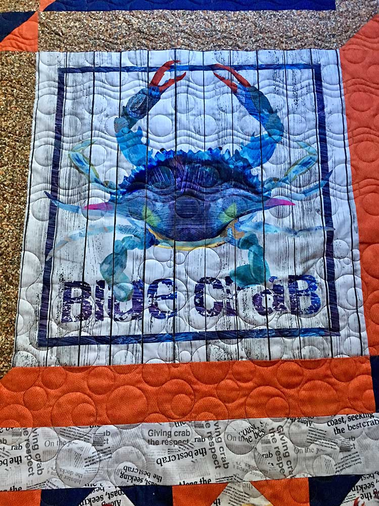 Blue Crab Quilt