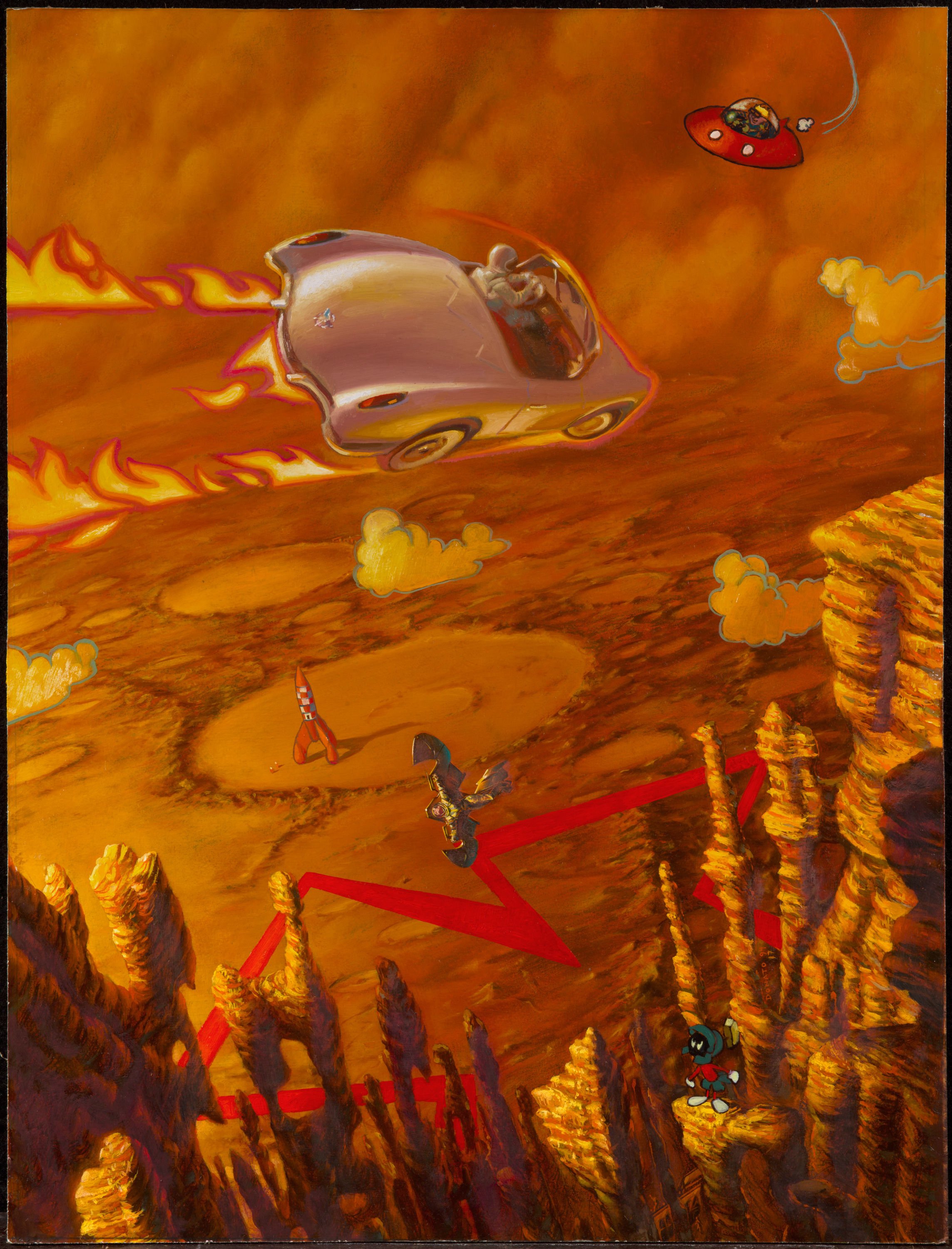 Unexpected Visitors
24" x 18"
Oil on panel