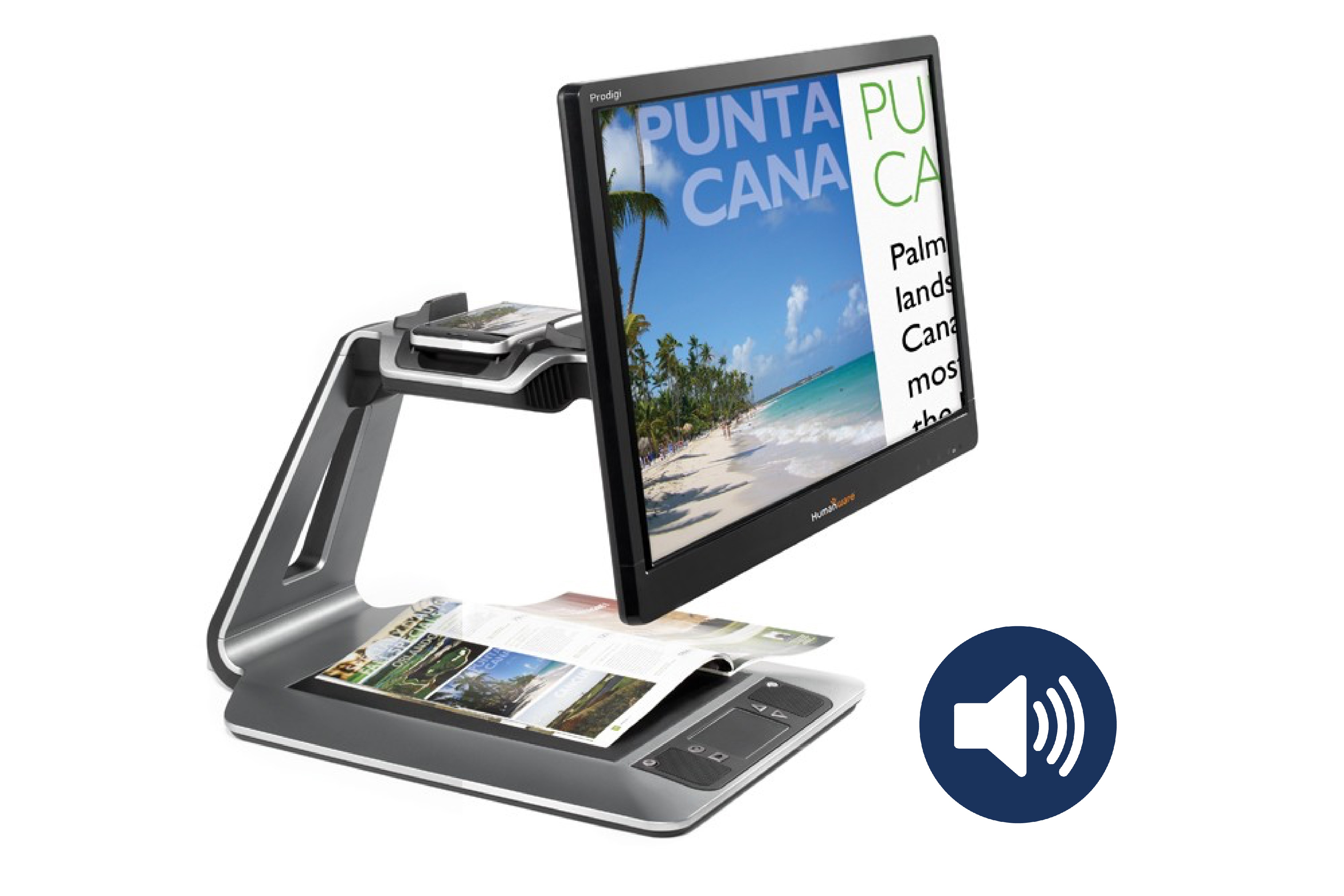 Ampliador óptico de CCTV con OCR