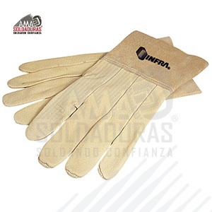 PROCESO TIG
Categoría: Soldadura
Fabricados con: Piel
Descripción: Tamaño estándar. Fabricado con materiales de calidad, flor de piel (pelibuey/bovino) suave, flexible al grueso de 0.9 al 1.2 mm de espesor (palma y dorso). El puño es de carnaza de res (vacuno) al grueso de 1.2/1.3 mm de espesor con doble engrase para hacerla más suave. Color anilina amarillo metanil (puño), avellana (flor de piel). Guante de piel suave, cómodo para trabajos de mayor precisión al soldar.