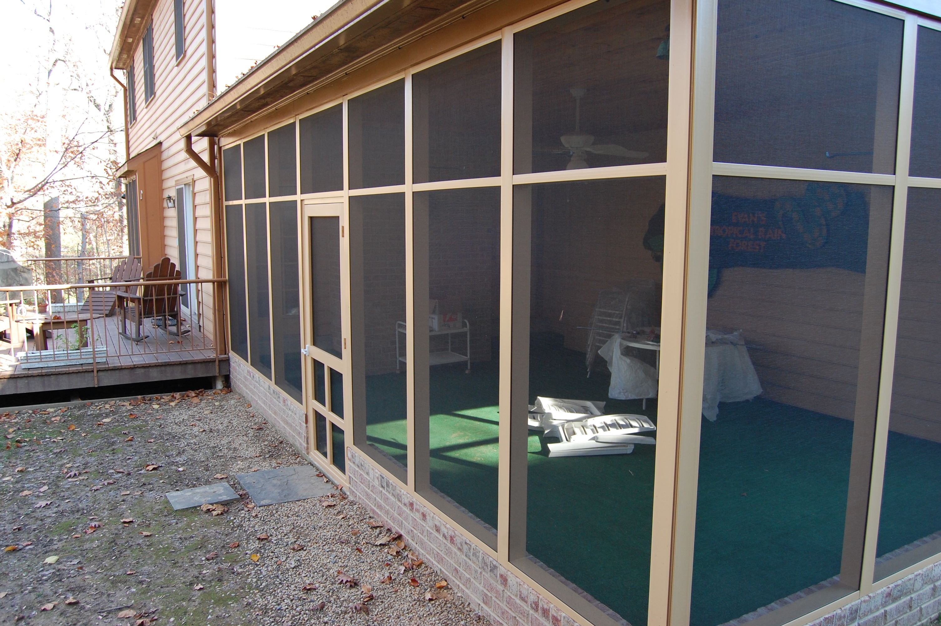 screen porch remodel after