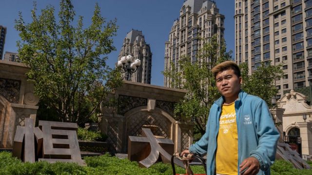 Un complejo residencial construido por Evergrande en Pekín. Un complejo residencial construido por Evergrande en Pekín.