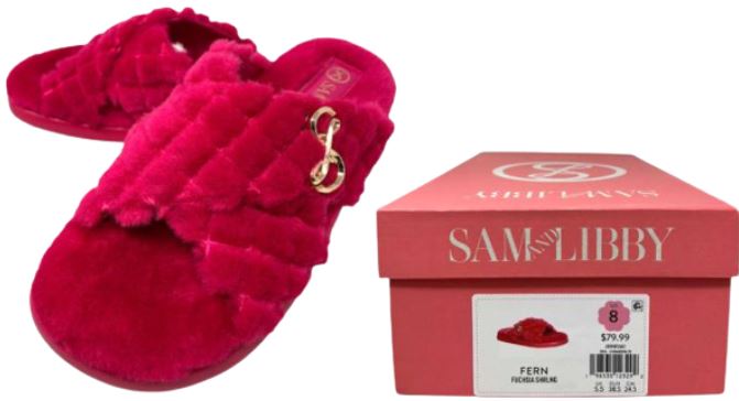 J3390F2651
SAM & LIBBY FURR SLIPPER FUCHSIA
6 - 6.5 - 7 - 7.5 - 8 - 8.5 - 9 -9.5 - 10 - 11
12 CS PACK