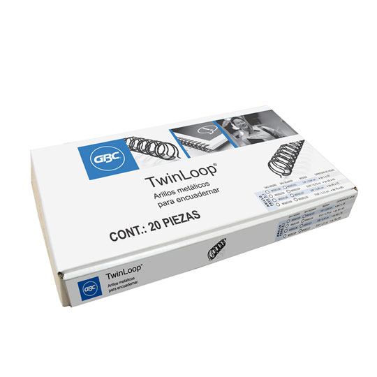 ARILLO METAL TWIN LOOP NG C/20 5/16
PASO 3:1 CAPACIDAD 36-60 HJS
ARTÍCULO: GUSANO DE ARILLO METALICO
COLOR: NEGRO