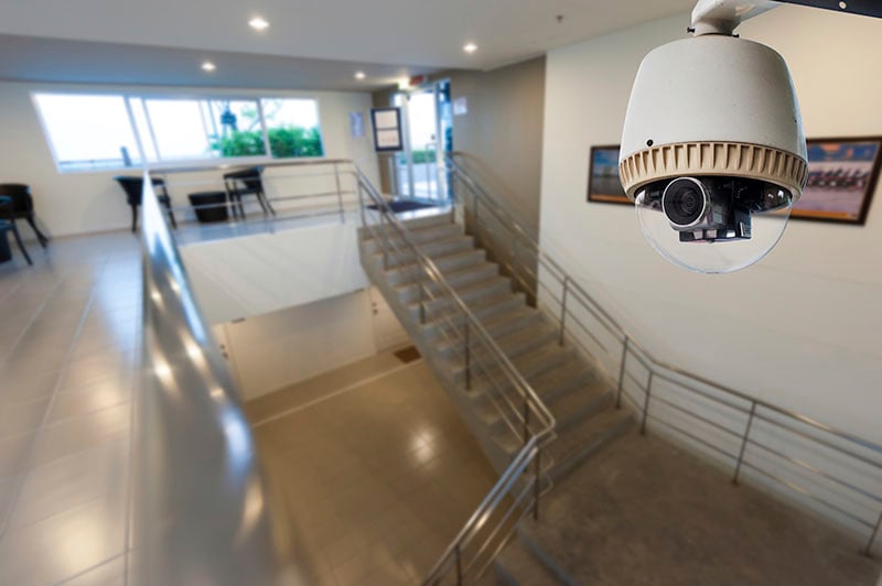 CCTV camera in office
