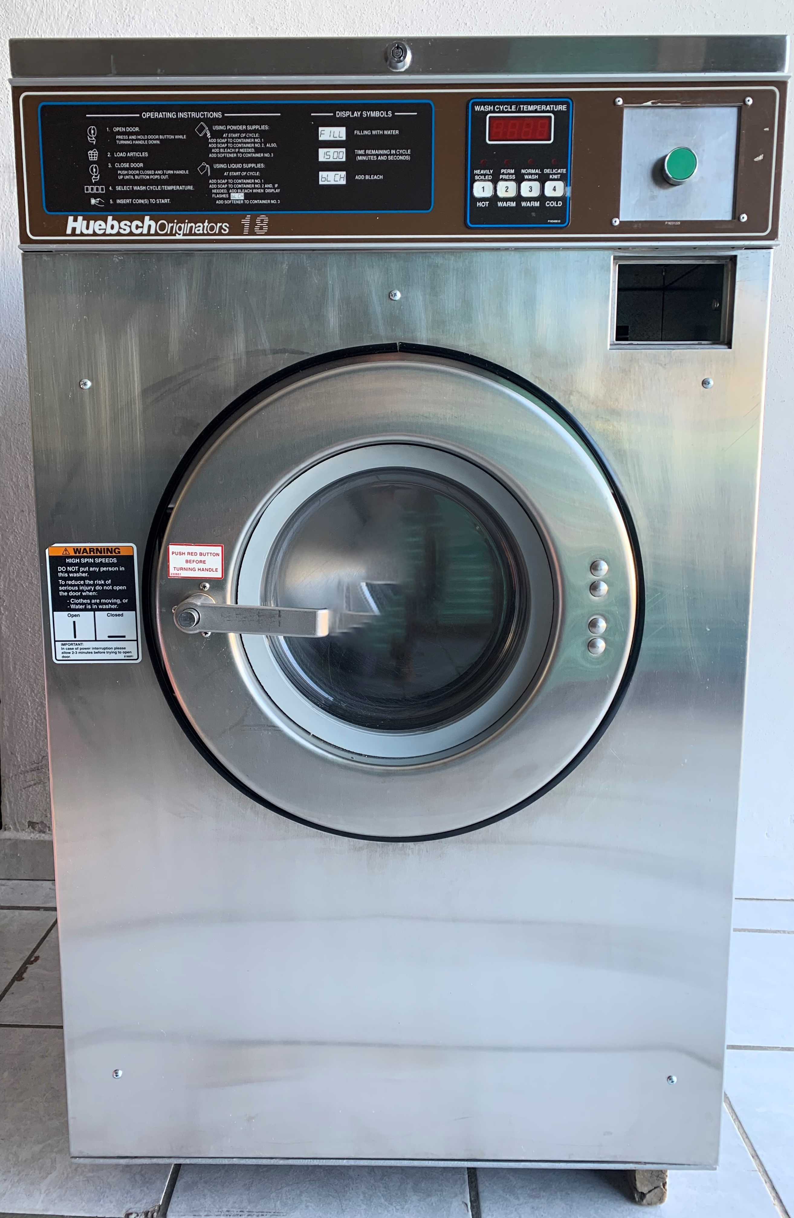 LAVADORA HUEBSCH 18 LB