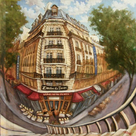 café l'enclos du temps 
60X60cm sold