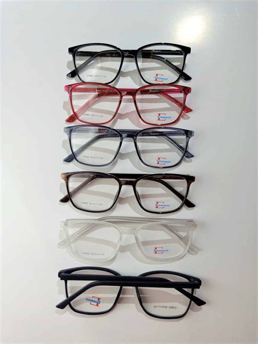 Modelo: E9802
Colores: Cafe, Negro brilloso, Rojo, Gris, Blanco y Negro mate