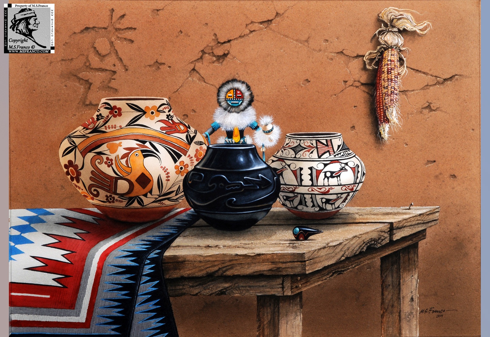 " Pueblo Setting II "