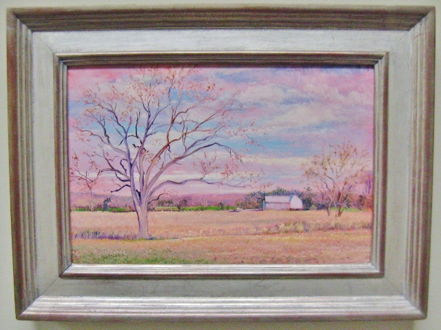 Kushnir, Riverside Fields, 8x12 Oil
