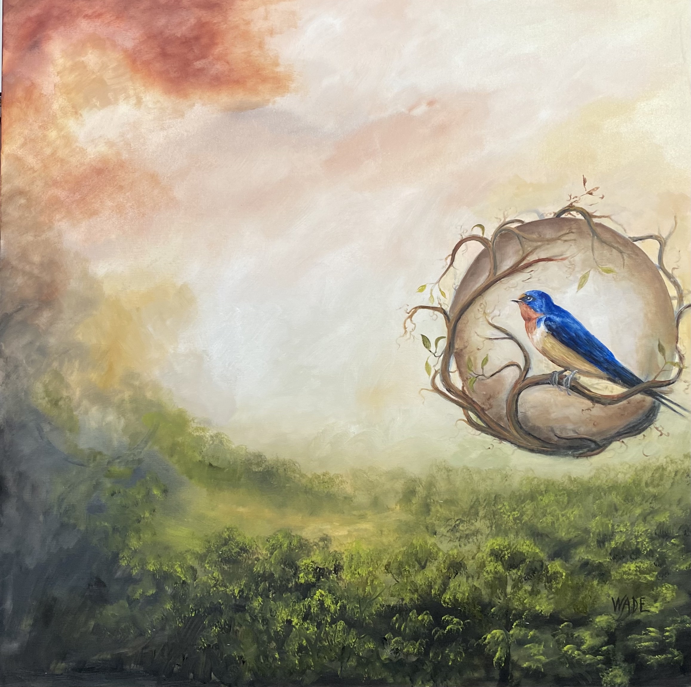 Birth
Oil
36" X 36"
$400.