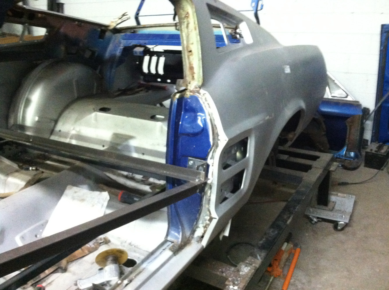 Drivers quarter test fitted