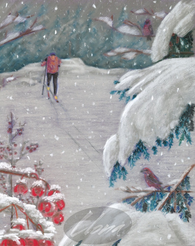 Big Snow
Original Painting - 9.5" x 12.5 '