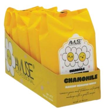 AM626
CHAMOMILE MAKEUP REMOVER WIPES 30 CT
UPC 4713616470230
6 PACK  DISPLAY