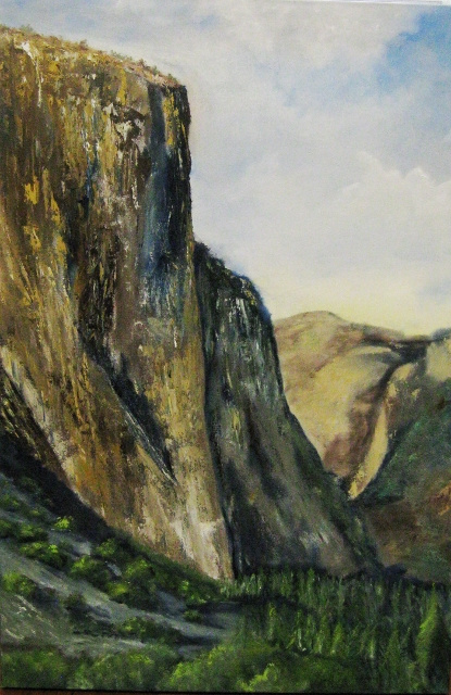 Estevez, El Capitan, 36" x 24" Oil on Canvas
