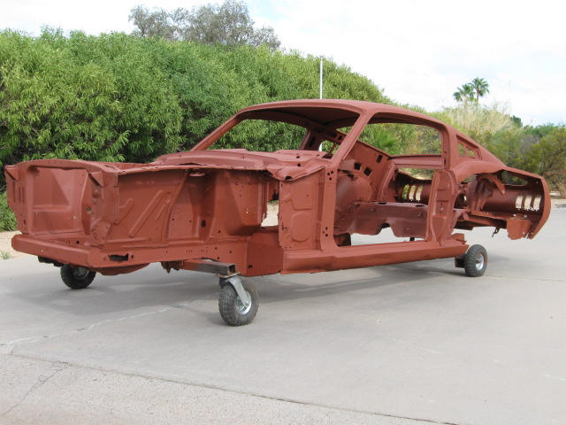 Sand blasted and primed!