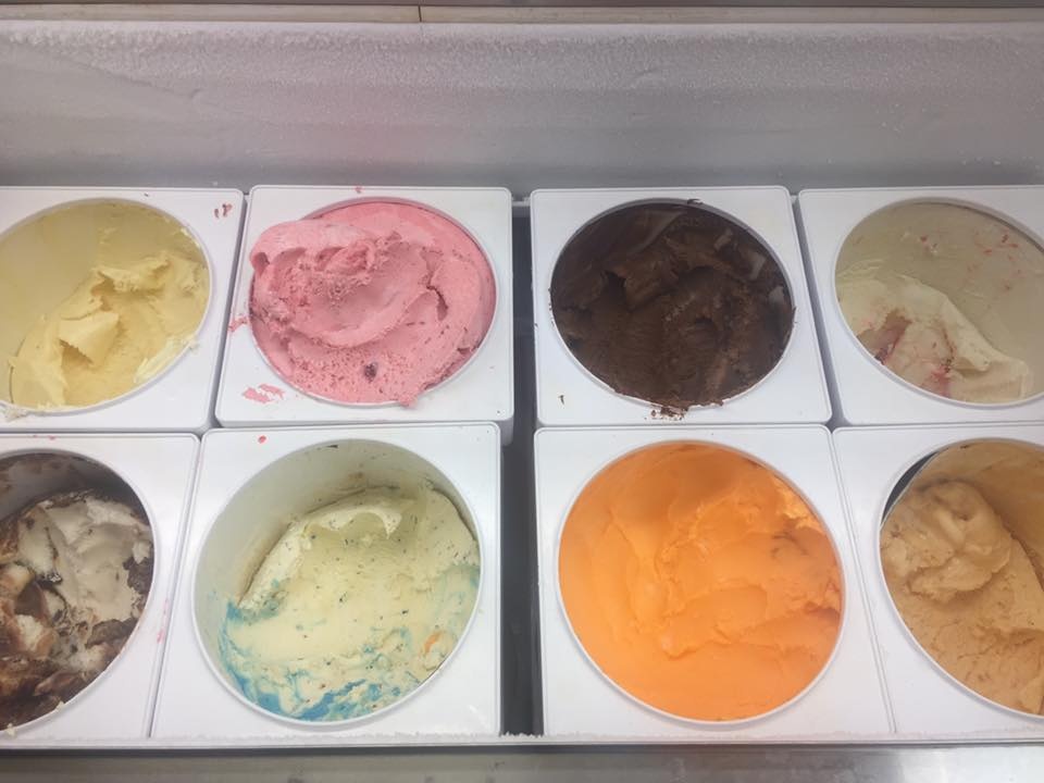 Various Ice Cream Flavors