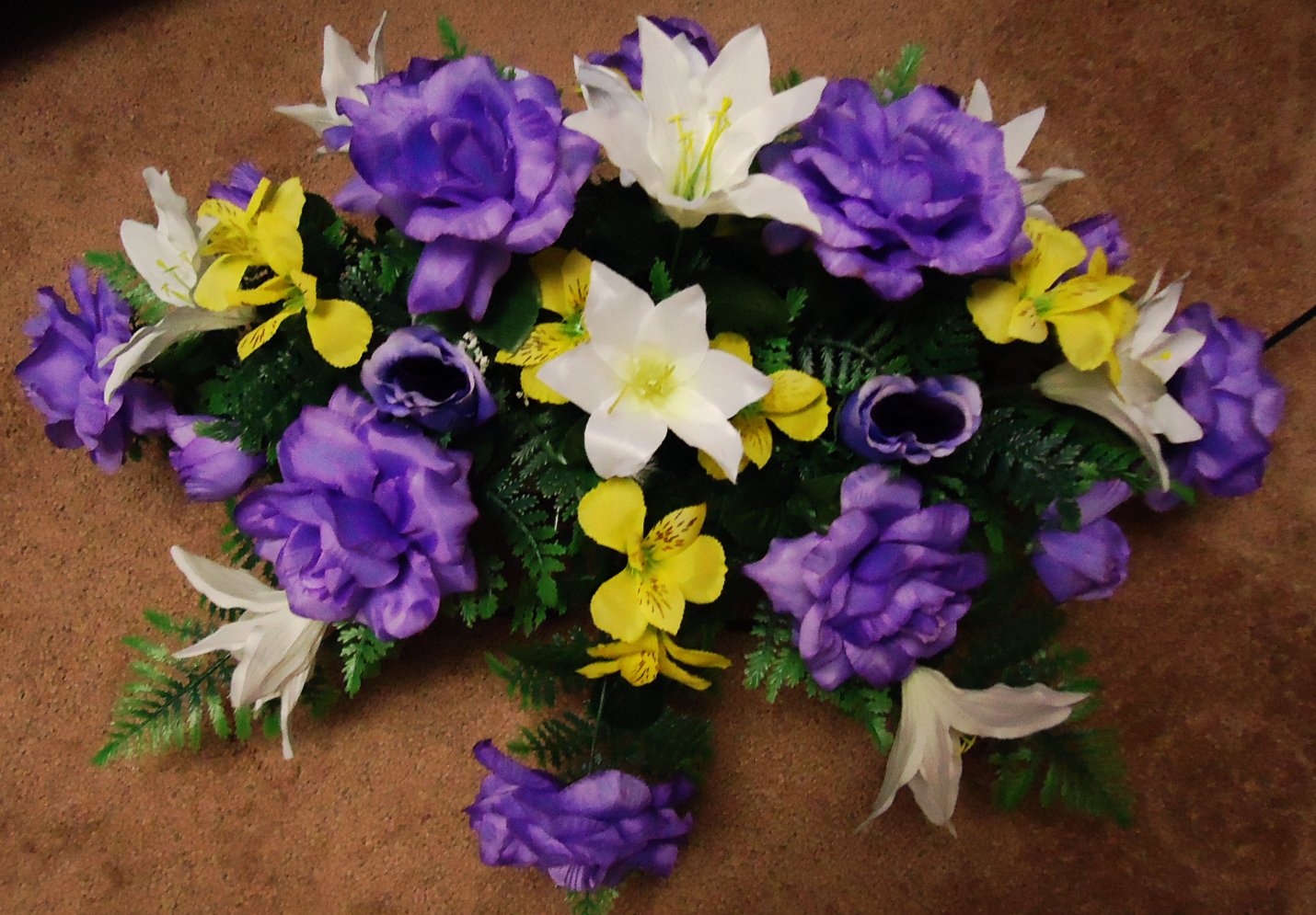 &quot;Silk&quot; Saddle
  Lavender Mix
   $65.00