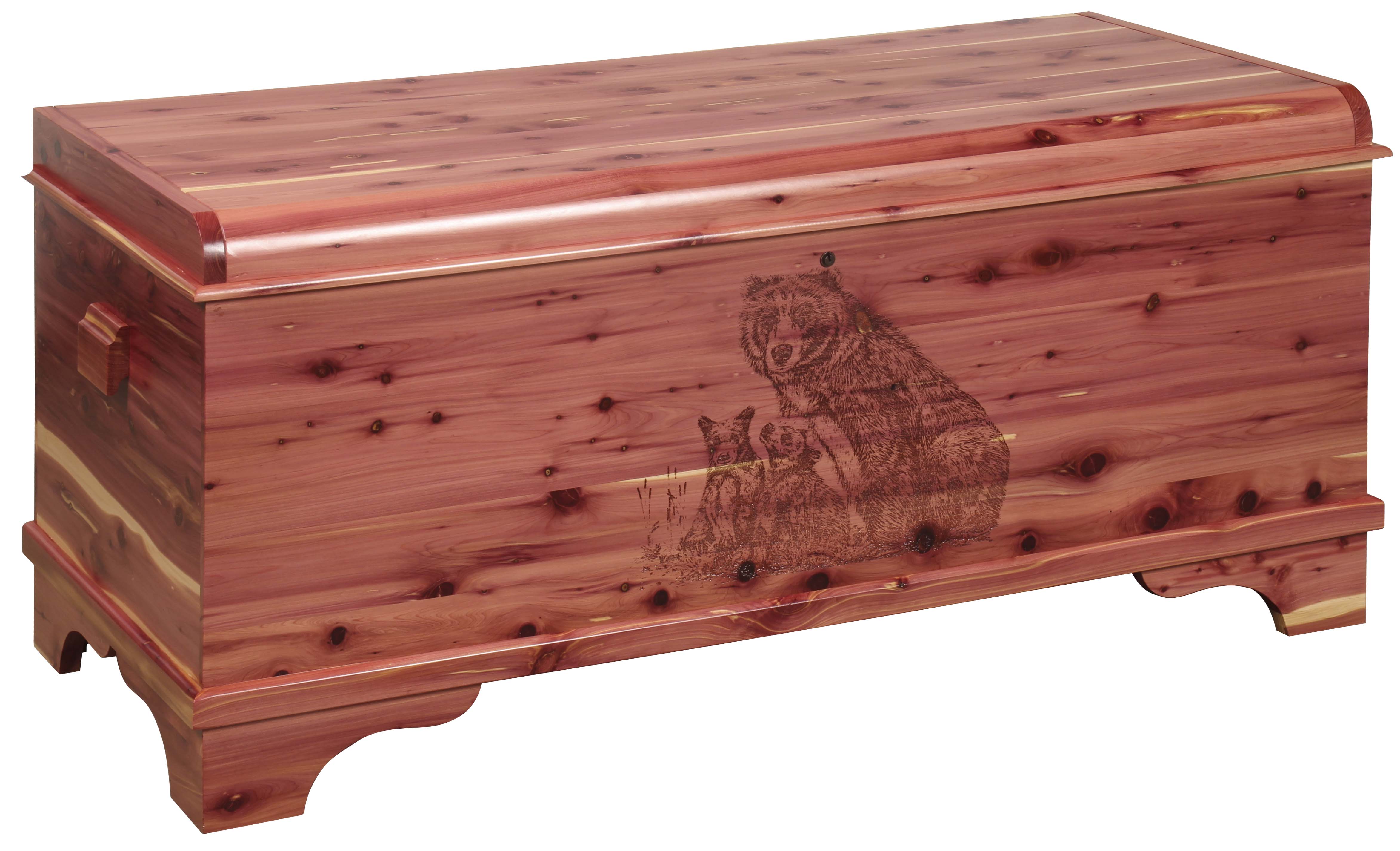 Jumbo Cedar Chest w/Laser Engraving-#66