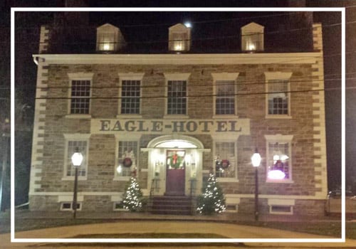 Eagle Hotel at Night