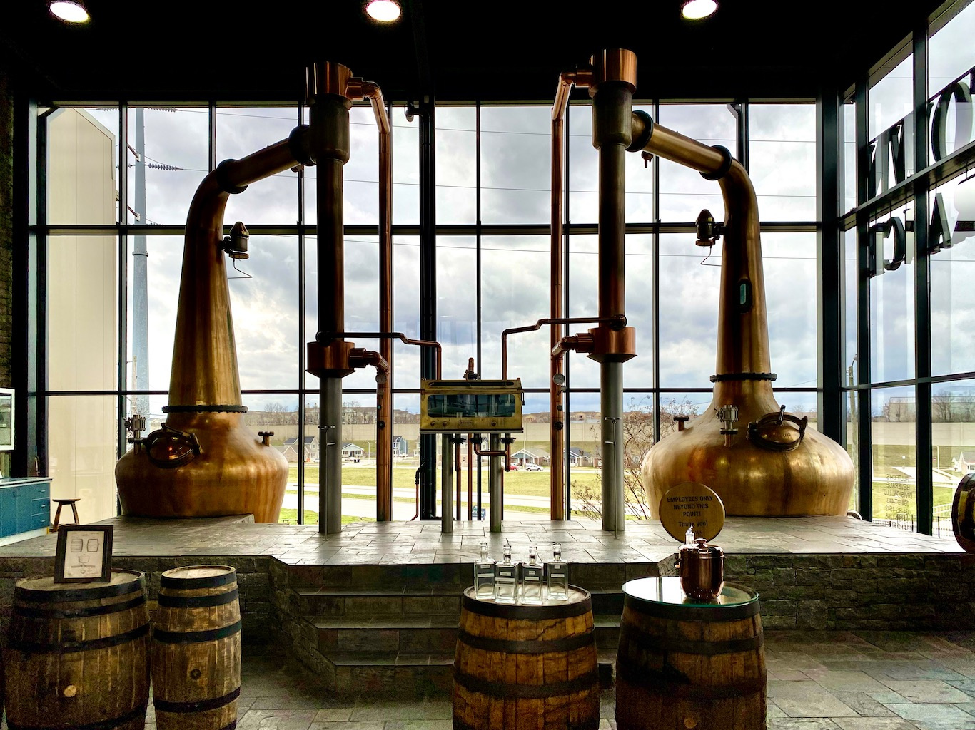 Copper Pot Stills from Forsyth’s in Scotland -Lexington Brewing & Distilling Co (Town Branch Distillery)
