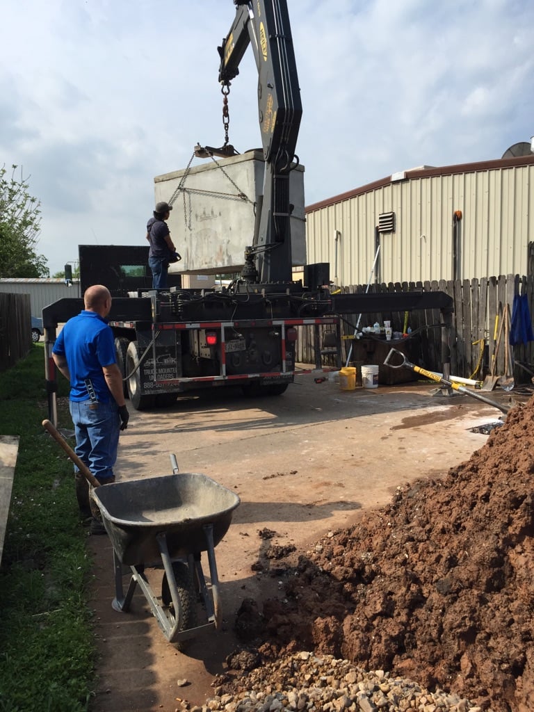 New Grease Trap Installation
