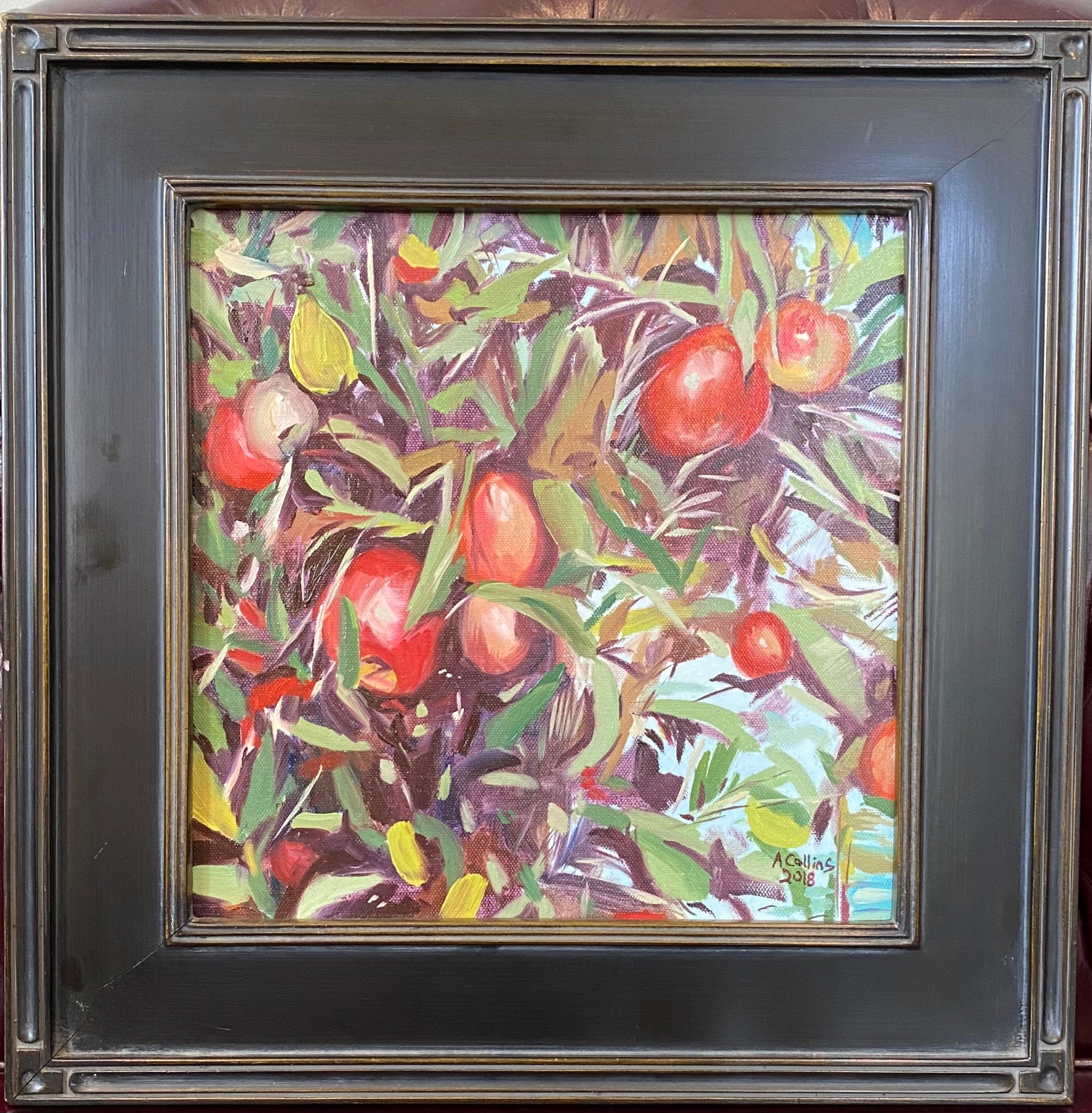 Apples Abstraction
Oil	
12” X 12”
$295
.
