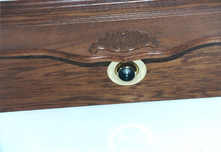 Details of valance and high intensity adjustable eyeball light are shown.