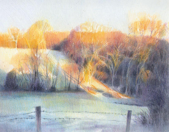 Crisp Clear Morning - with frost (Sussex)