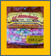 DULCE CORAZÓN PERFUMADO
100 GRS