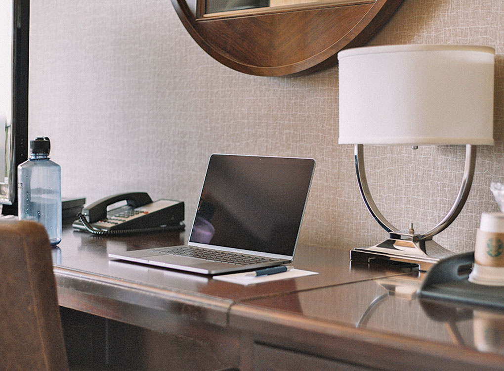 Laptop on Table