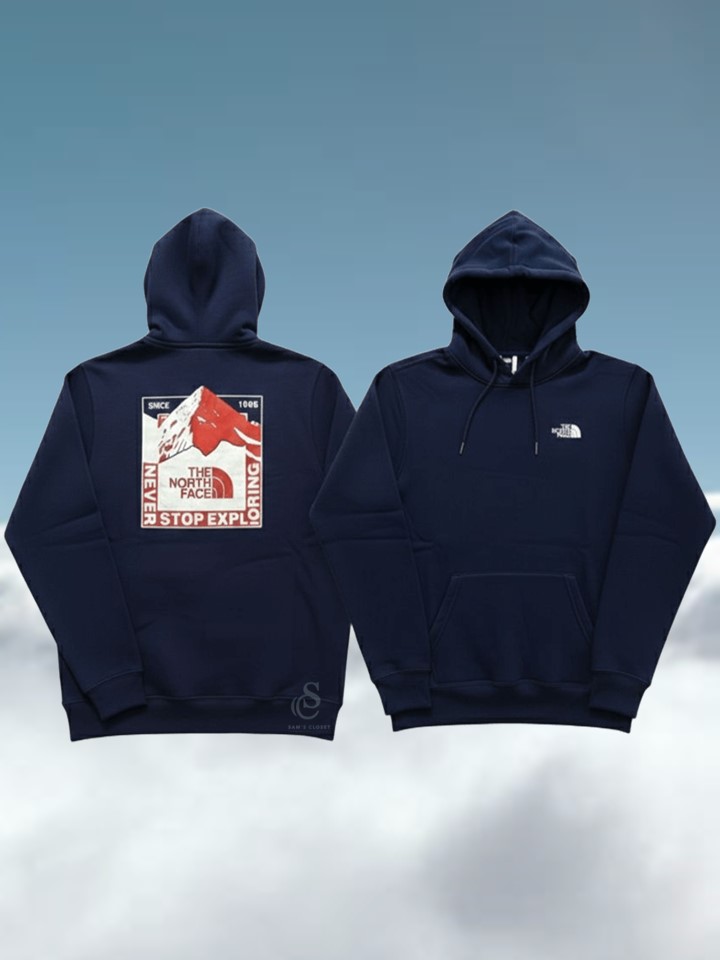 SUDADERA NORTH FACE COLOR AZUL MARINO 
Código:413
Disponible 
Talla: CH-M-G-XL
