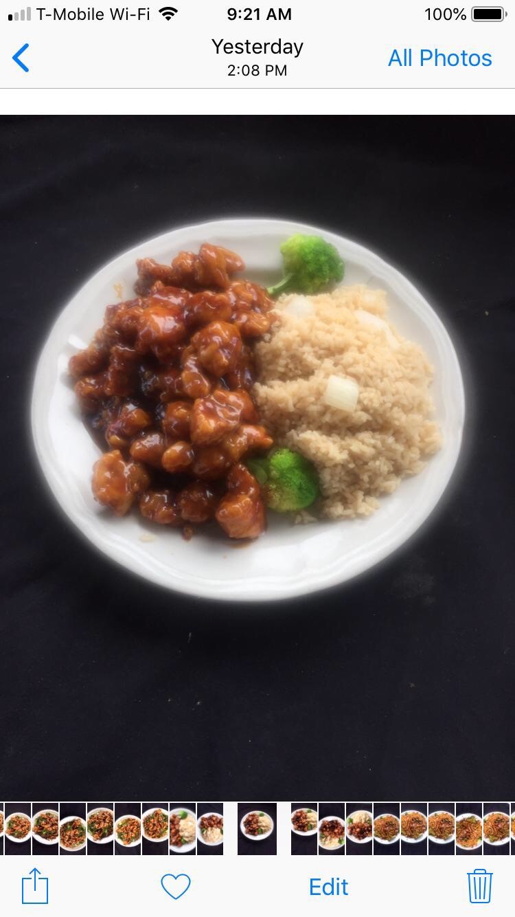 General Tso’s chicken