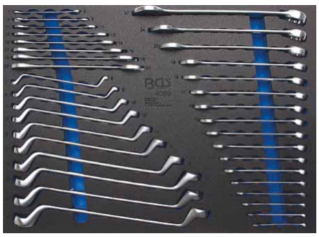 Bandeja para carro 3/3: Juego de llaves | 35 piezas