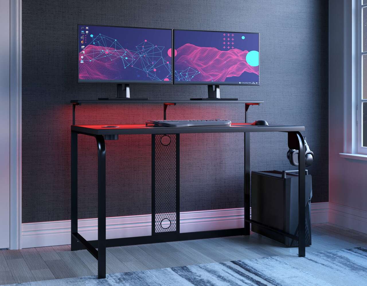 H400-110 lynxtyn work smarter desk by ashley