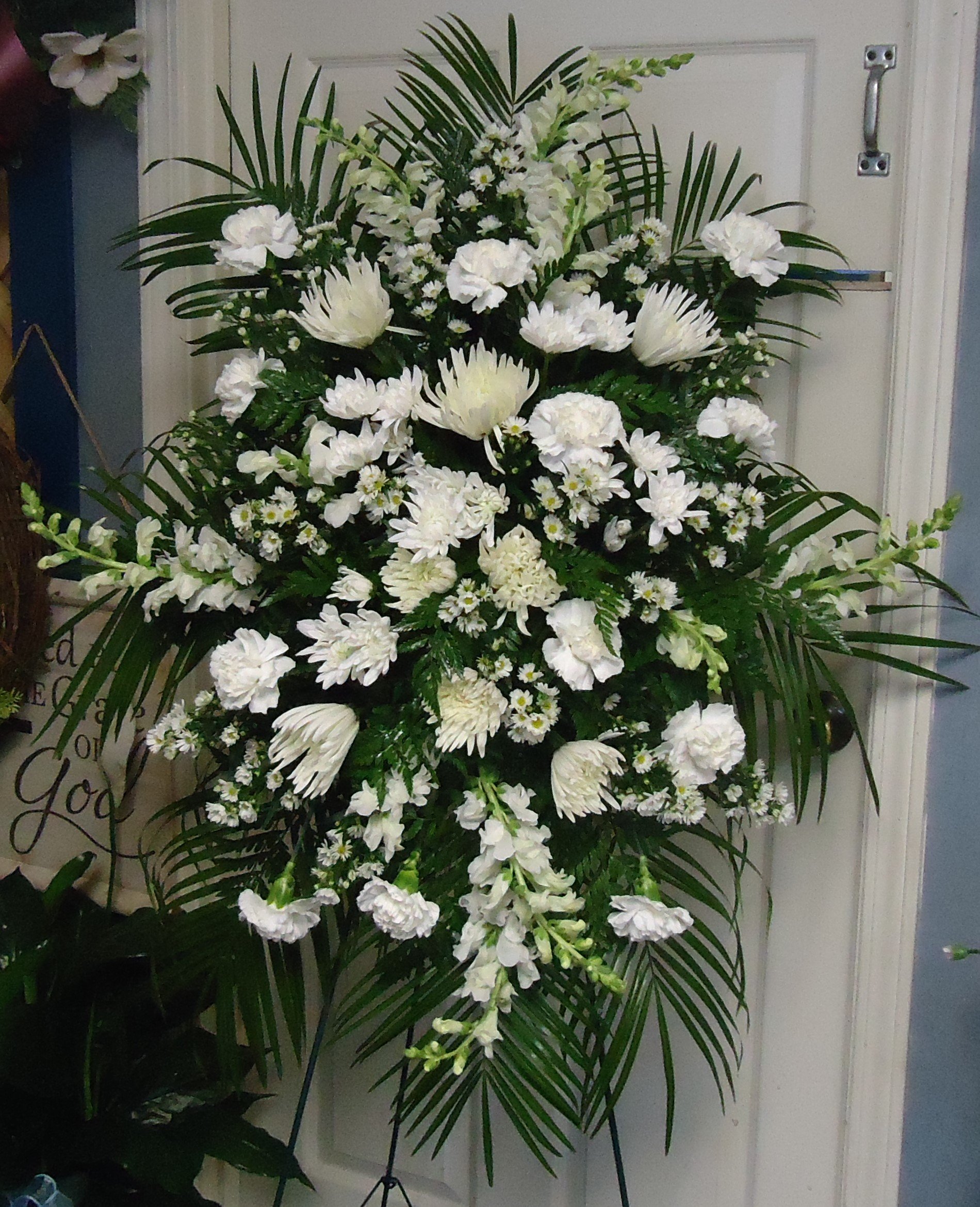 (13) "Fresh" Standing Spray
(White)
$250.00